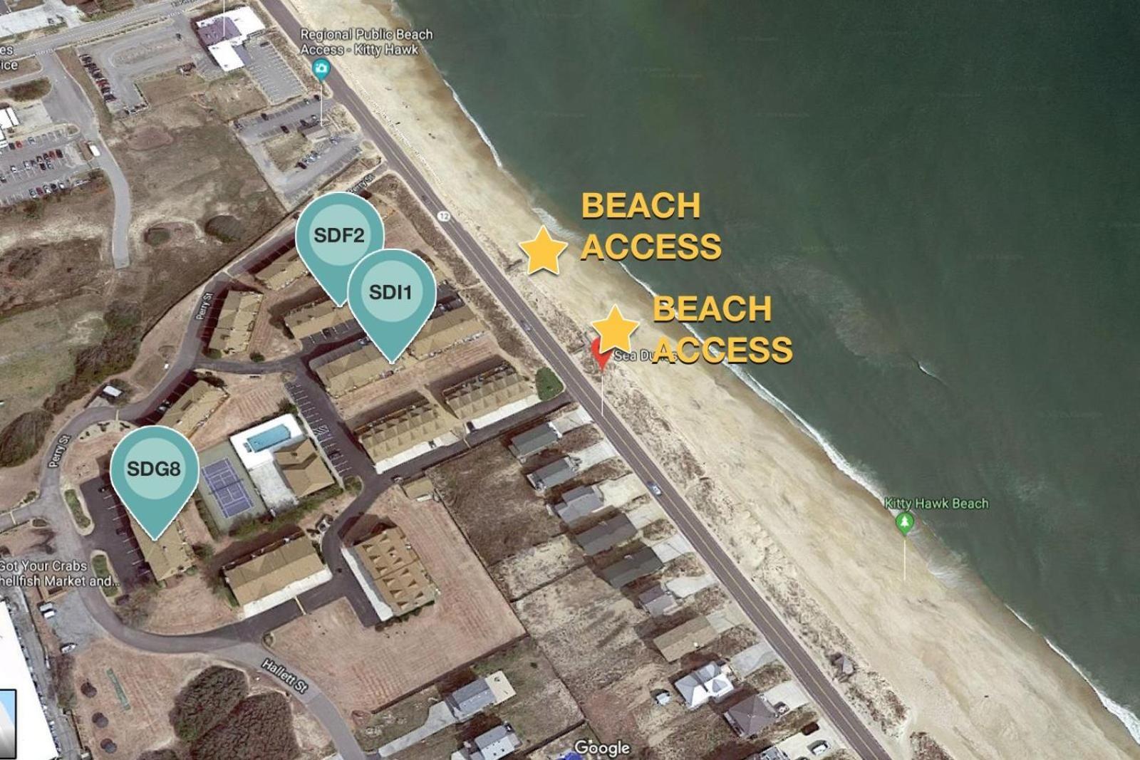 Sdi1 Sea Dunes I1 Steps To The Beach Kitty Hawk Extérieur photo